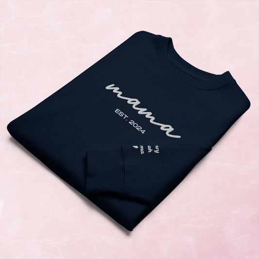 Custom Bio Premium Sweatshirt – Family Edition - "Mama"